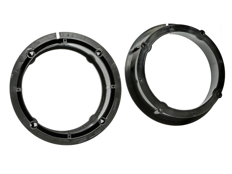 Lautsprecher Adapterringe kompatibel mit Audi Seat Skoda VW A2 Leon Toledo Fabia Bora Golf New Beetle Passat Polo 38 mm Variante adaptiert auf 165er Lautsprecher