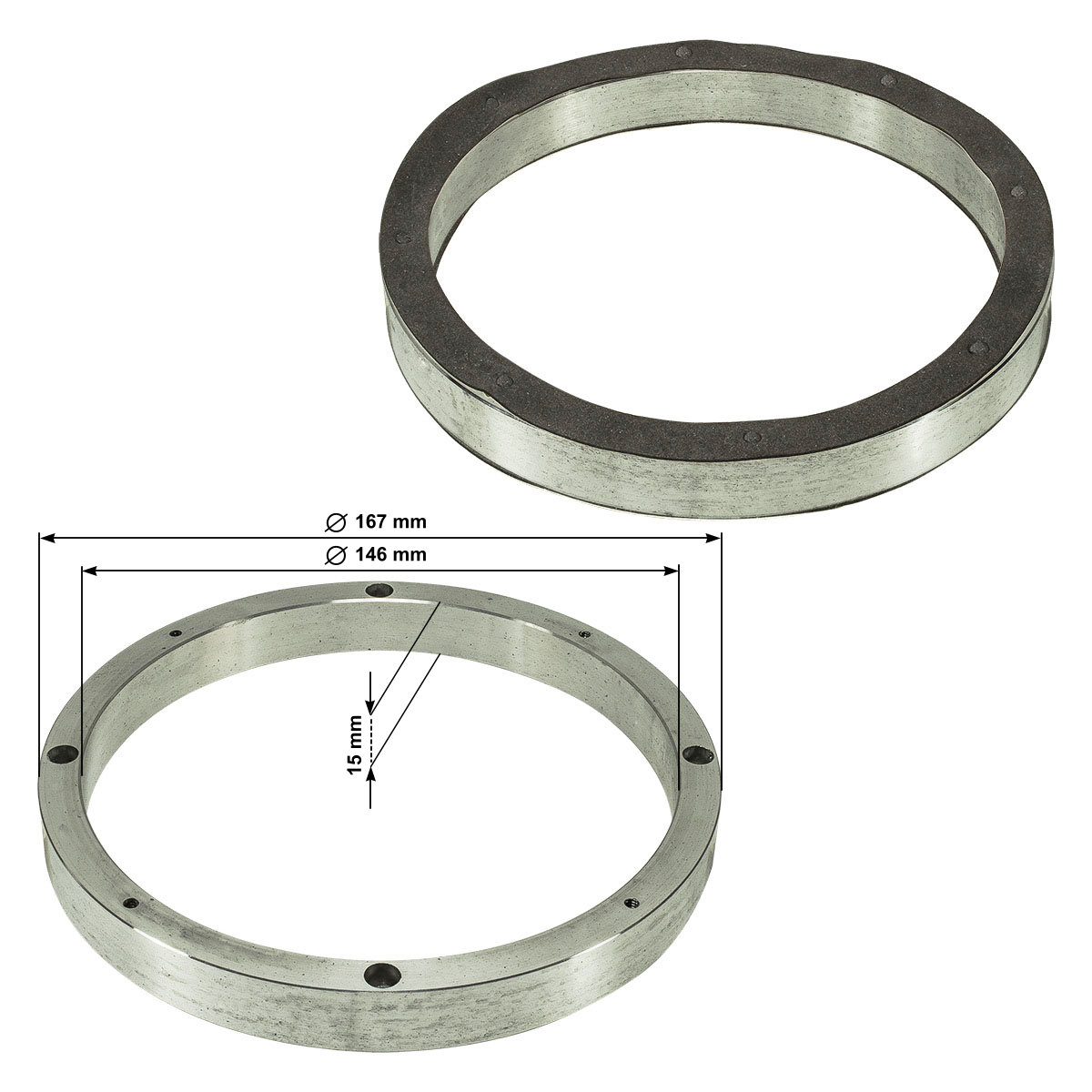 tomzz Audio SOLID Aluminium Lautsprecher Distanzringe Höhe 16mm für-/bilder/big/2800-020_1.jpg