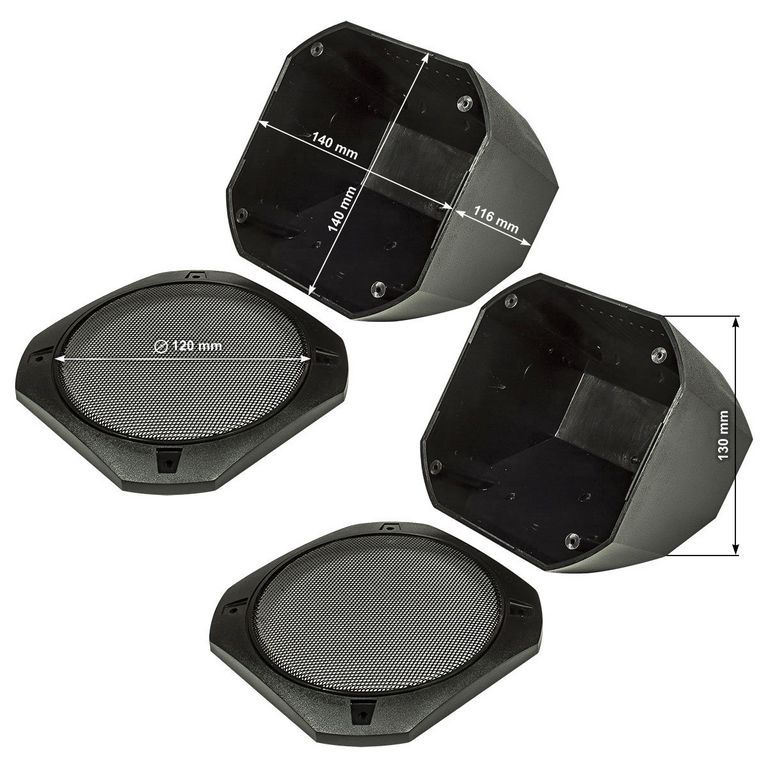 tomzz Audio 13er Retro Look Aufbau Lautsprecher Gehäuse 130mm DIN-/bilder/big/2800-022_2.jpg