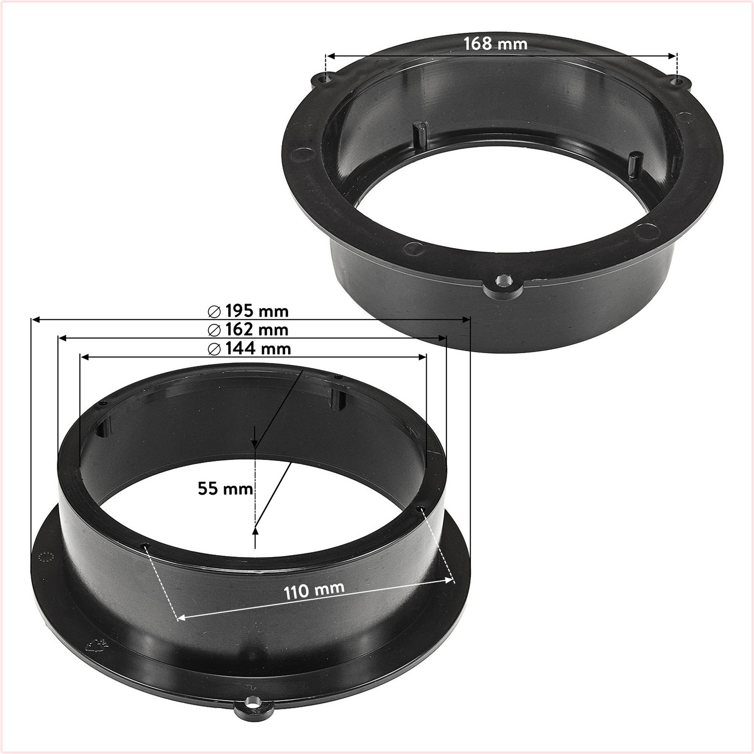 tomzz Audio Lautsprecher Adapter Set kompatibel mit Audi Seat A3 A4 A5-/bilder/big/2803-018-1_3.jpg