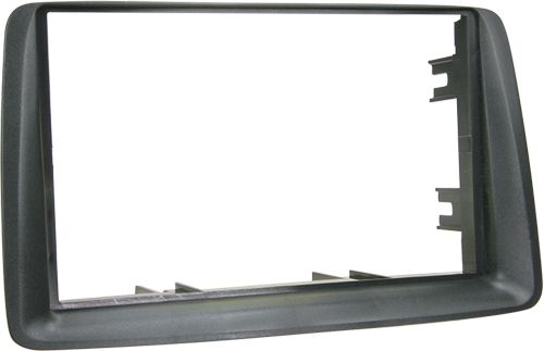 ACV Radioblende kompatibel mit Fiat Panda 2-DIN grau ab Bj. 2003 