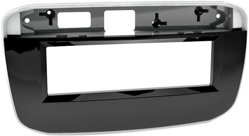Radioblende kompatibel mit Fiat Grande Punto Punto Evo (199) 1-DIN piano schwarz ab Bj. 10/2009