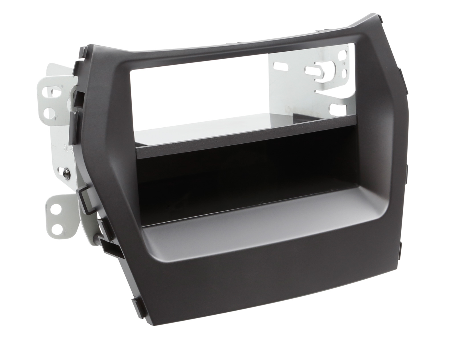 Radioblende kompatibel mit Hyundai Santa Fé (DM) 2-DIN-Set mit Fach schwarz ab Bj. 09/2012