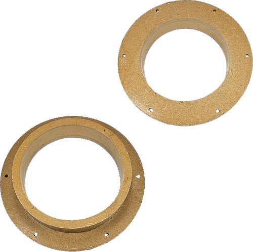 MDF Lautsprecher Adapterringe 0772.05844 kompatibel mit Skoda Octavia II Yeti Kodiaq Superb adaptiert auf 165er Lautsprecher