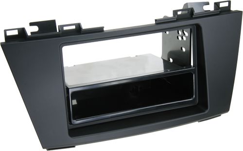 ACV Radioblende kompatibel mit Mazda 5 (CW) 2-DIN mit Fach schwarz ab Bj. 10/2010