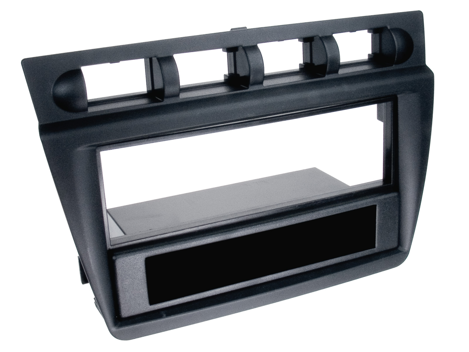Radioblende kompatibel mit Kia Picanto 2-DIN mit Fach schwarz Bj. 04/2004 - 11/2007