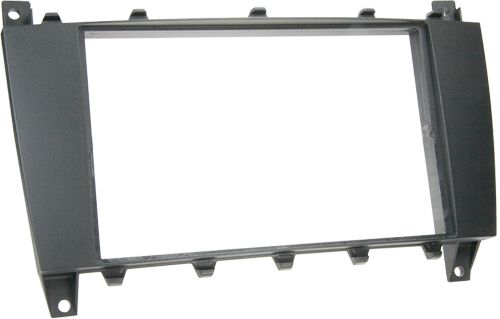 Radioblende kompatibel mit Mercedes C-Klasse CLK G-Klasse W203 W209 2-DIN schwarz