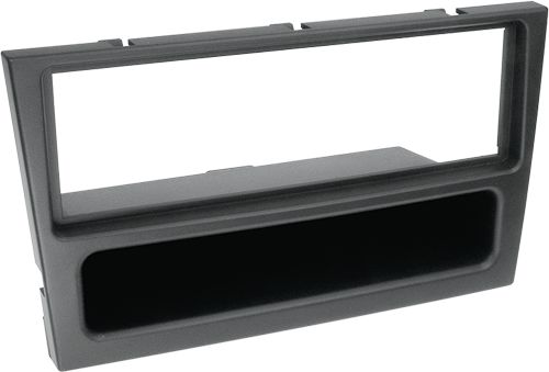 Radioblende kompatibel mit Opel Vectra Signum 1-DIN mit Fach schwarz 