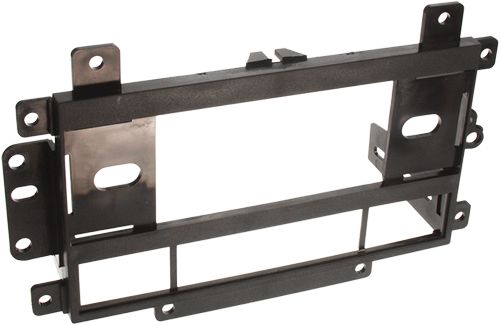 Radiohalterung kompatibel mit General Motors Hummer Pontiac Chevrolet Cadillac H2 Grand AM Blazer Impala Suburban Tahoe Escalade 1-DIN schwarz