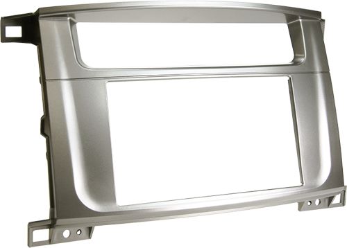 Radioblende kompatibel mit Lexus LX-470 (UZJ100) 2-DIN anthrazit-silber Bj. 2003 - 2007