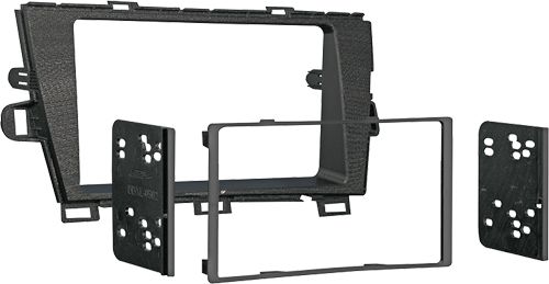 ACV Radioblende kompatibel mit Toyota Prius (ZVW30) 2-DIN schwarz ab Bj. 05/2009
