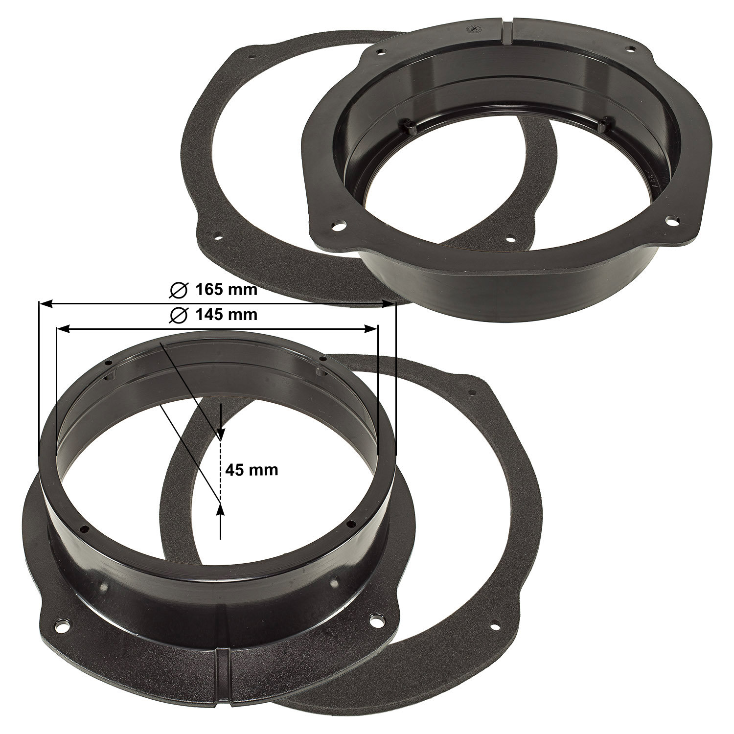 tomzz Audio Lautsprecher Adapter Set kompatibel mit Fiat Lancia Stilo-/bilder/big/2814-005-1_2.jpg