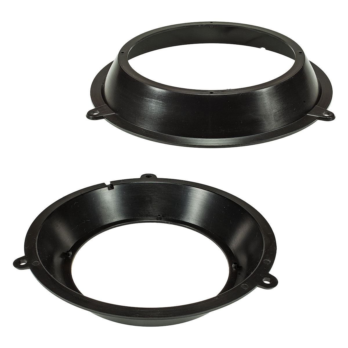 Lautsprecher Adapter Set kompatibel mit Fiat Panda (169) 2003-2012 Ringe + Adapterkabel adaptiert auf 165er Lautsprecher