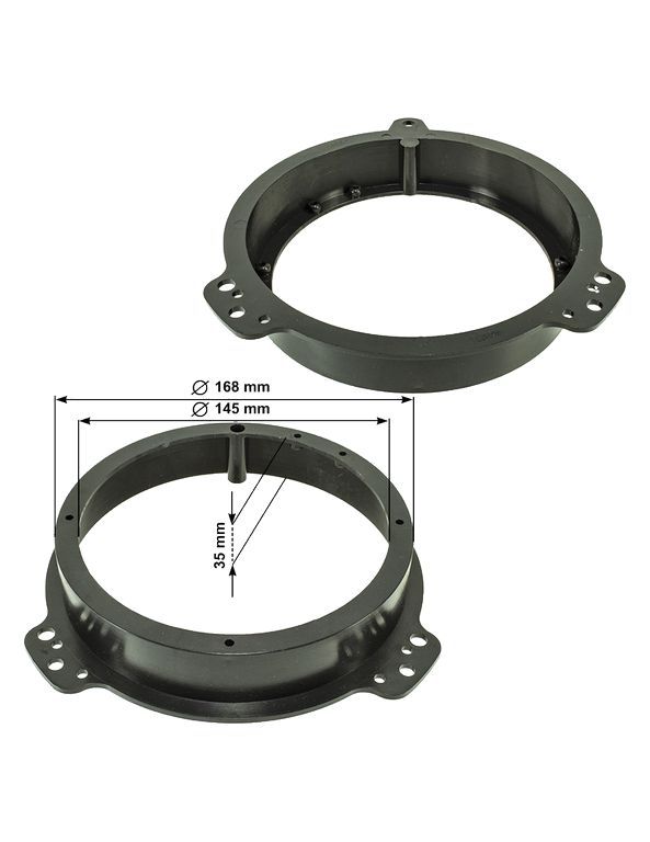 Lautsprecher Adapterringe UM11575 kompatibel mit Toyota Yaris Yaris-/bilder/big/28141_1.jpg