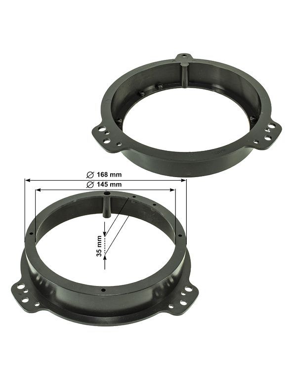 tomzz Audio Lautsprecher Adapterringe kompatibel mit Renault Toyota-/bilder/big/28141_1.jpg