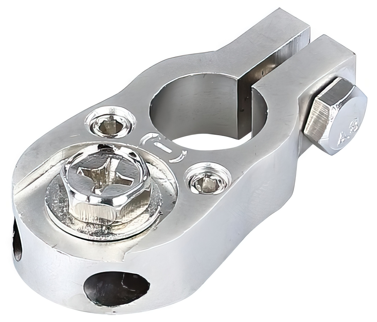 Batterieanschlussklemme Minuspol silber 
