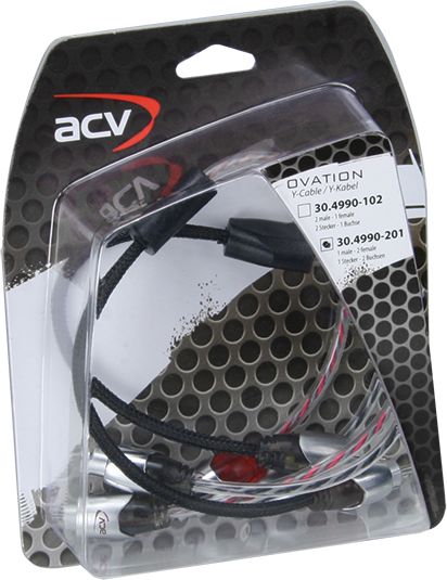 ACV Y-Cinchkabel Ovation High Line (2 Stück) 1x Stecker / 2x Buchsen-/bilder/big/30_4990-201karton.jpg