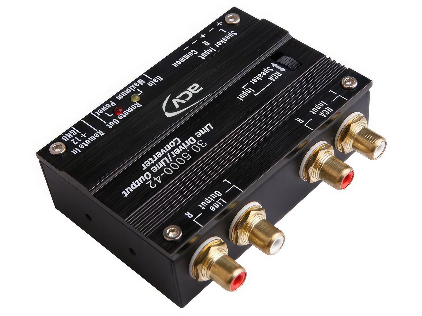 2-Kanal Signalverstärker High Level Adapter - Line-Driver 