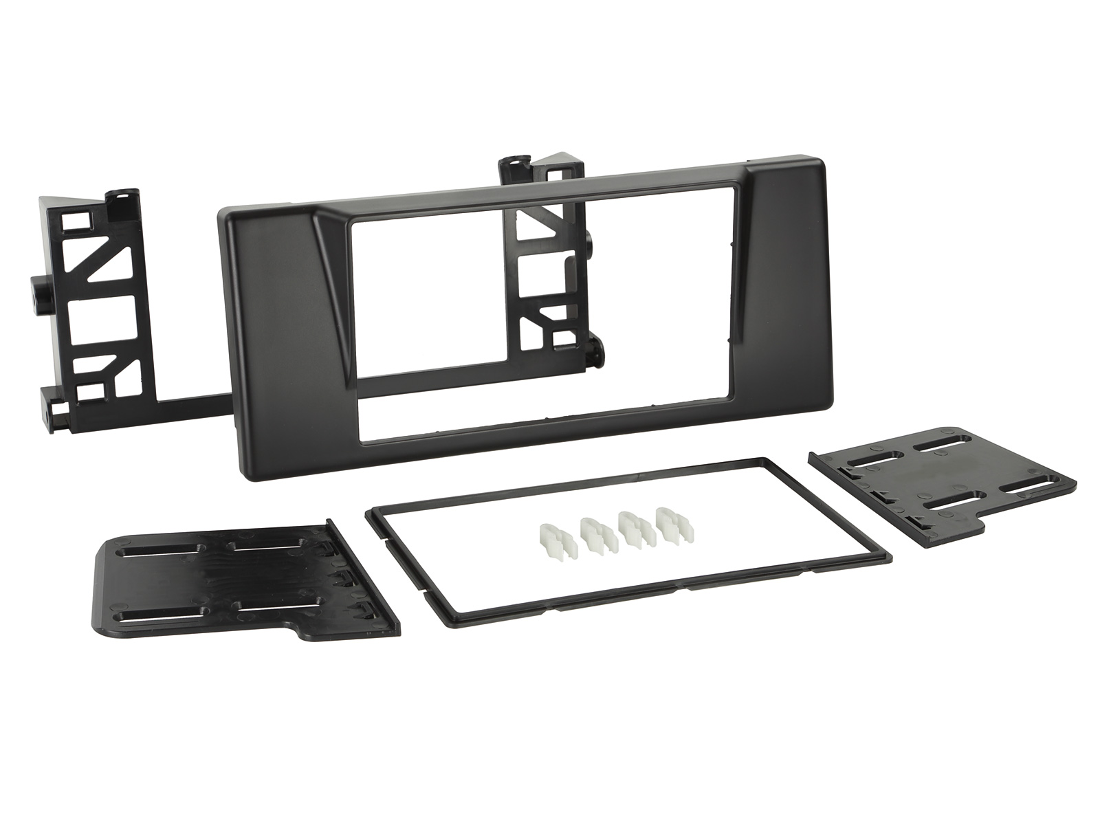 ACV Doppel DIN Radioblende kompatibel mit BMW 5er (E39) 2-DIN schwarz 1995-2004