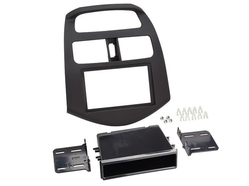 Radioblende kompatibel mit Chevrolet Spark (KL1M) 2-DIN schwarz ab Bj. 2012