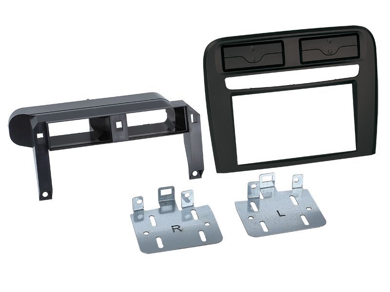 Radioblende kompatibel mit Fiat Grande Punto 2-DIN schwarz Bj. 09/2005 - 06/2010