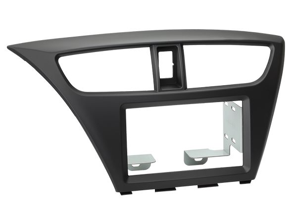 Radioblende kompatibel mit Honda Civic (FK1) (FK2) (FK3) 2-DIN schwarz ab Bj. 02/2012