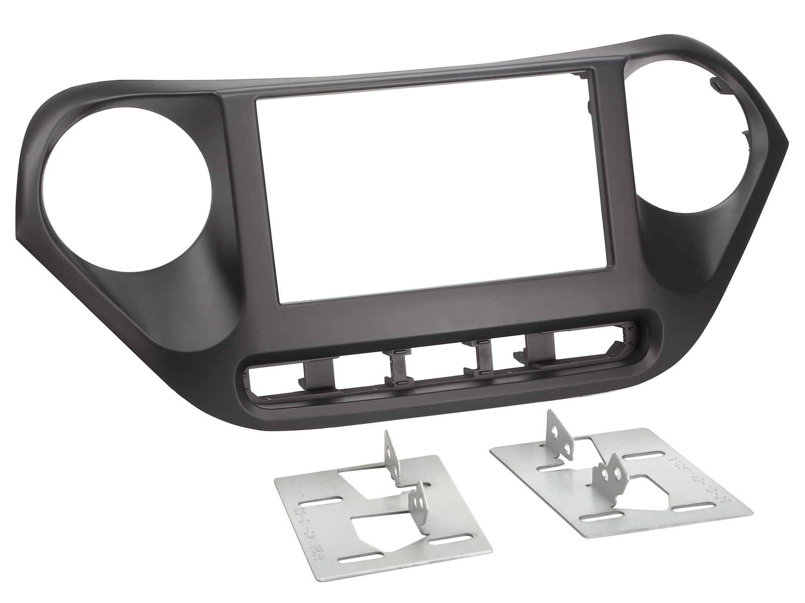 Radioblende kompatibel mit Hyundai i10 (IA) 2-DIN schwarz ab Bj. 11/2013
