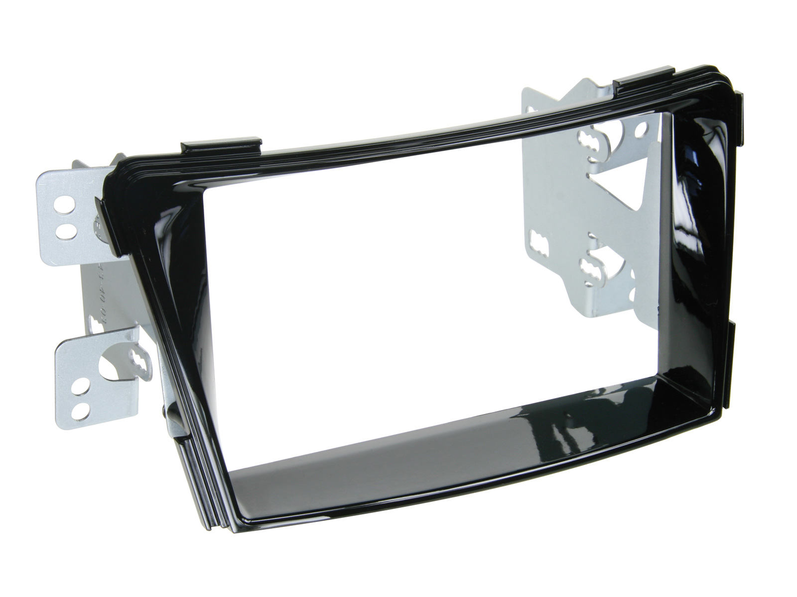 Radioblende kompatibel mit Hyundai i40 (VF) 2-DIN Piano Lack schwarz ab Bj. 06/2011