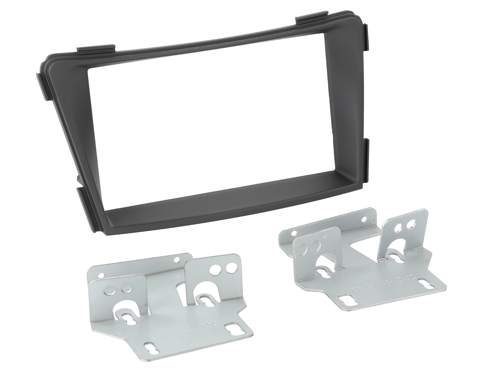Radioblende kompatibel mit Hyundai i40 (VF) 2-DIN schwarz ab Bj. 06/2011