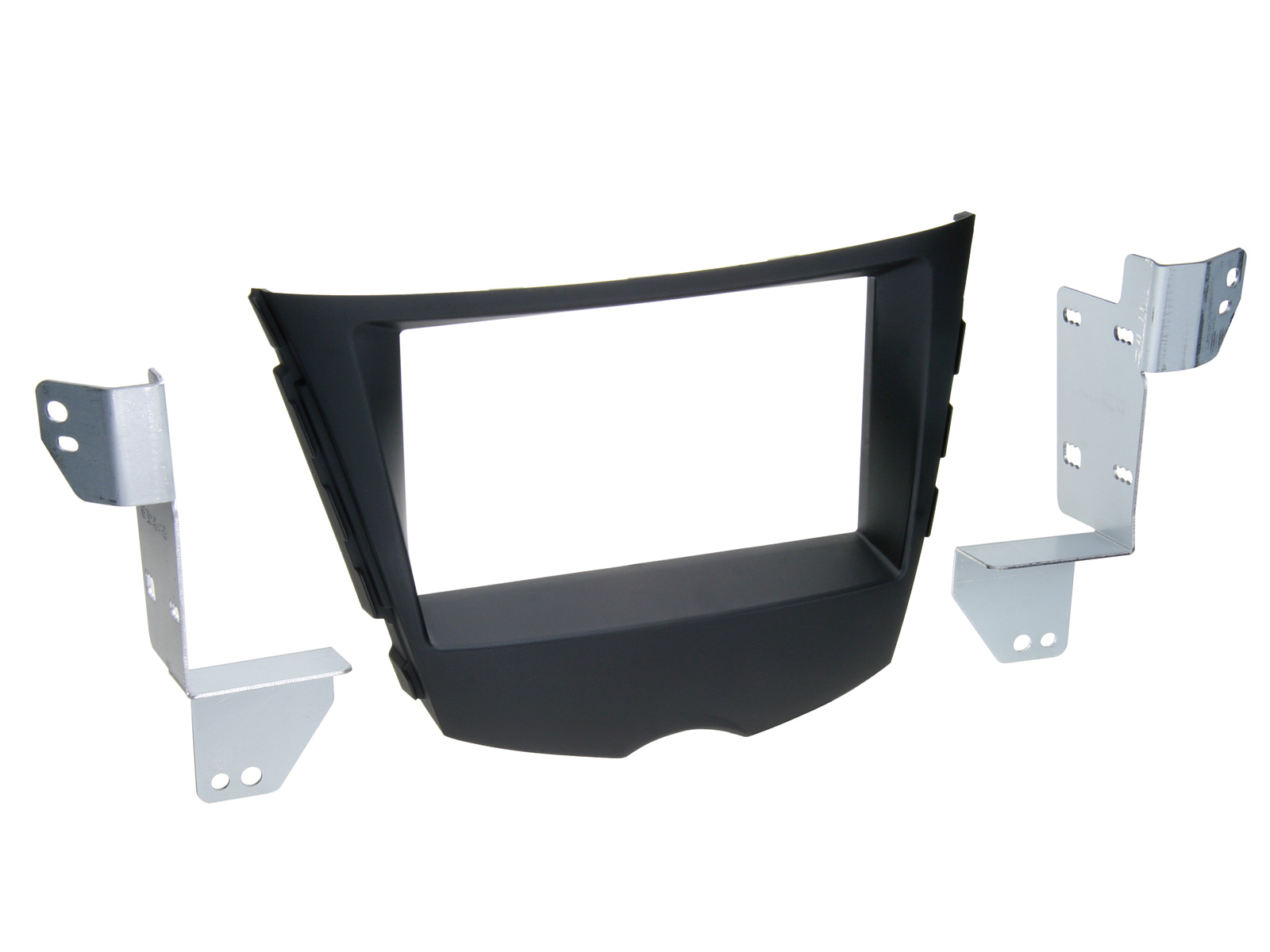 Doppel DIN Radioblende kompatibel mit Hyundai Veloster (FS) 2-DIN schwarz ab Bj. 08/2011