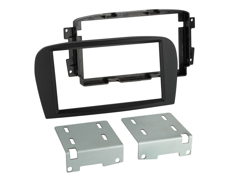 ACV Doppel DIN Radioblende kompatibel mit Mercedes SL R230 schwarz vor-/bilder/big/381190-48-1_parts.jpg