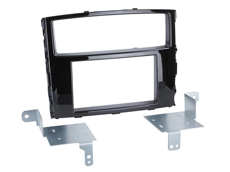 ACV Radioblende kompatibel mit Mitsubishi Pajero / Shogun 2-DIN Piano Lack schwarz ab Bj. 10/2014
