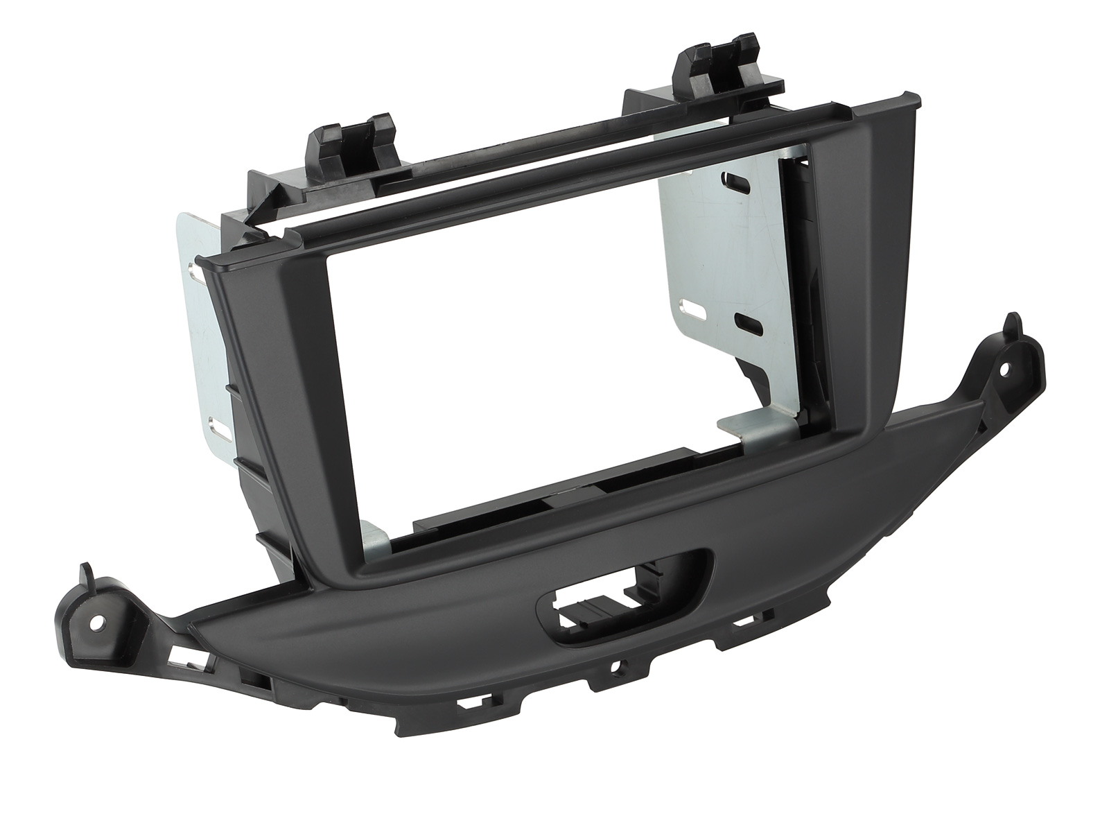 Doppel DIN Radioblende kompatibel mit Opel Astra schwarz ab Bj. 2015 
