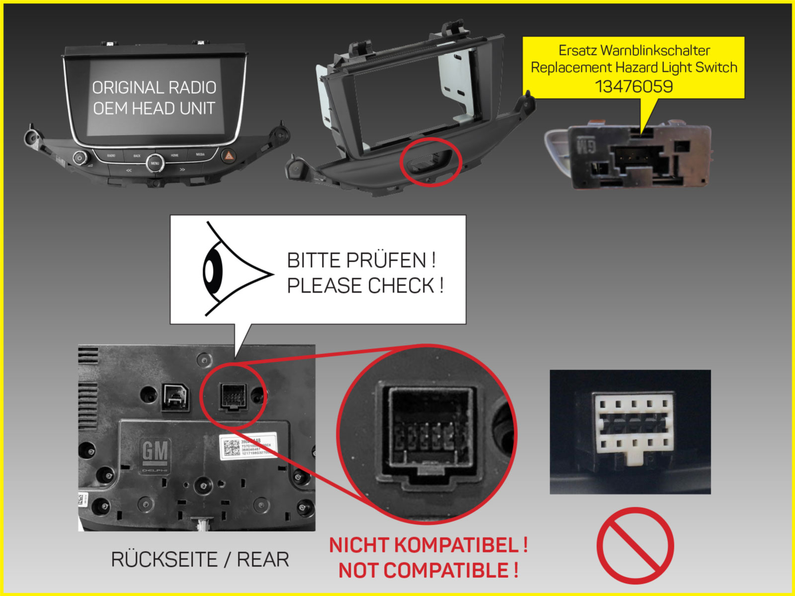 ACV Doppel DIN Radioblende kompatibel mit Opel Astra schwarz ab Bj.-/bilder/big/381230-32-1_check.jpg