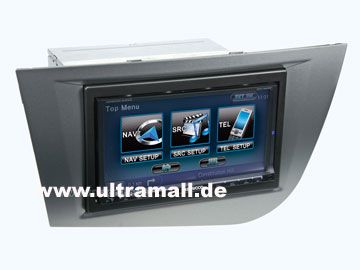 ACV Radioblende kompatibel mit Seat Leon 1P 1PN 2-DIN-Set anthrazit-/bilder/big/381328-05_2.jpg