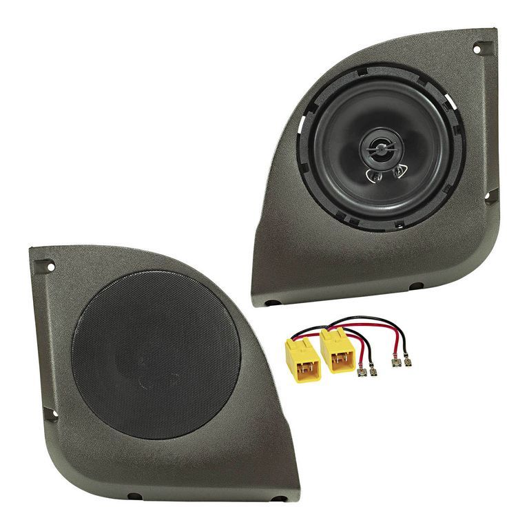 Doorboard Lautsprecher Einbau Set kompatibel mit Fiat Punto 165mm 2-Wege Koaxial System TA16.5-PRO