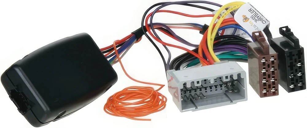 Lenkradfernbedienungsadapter kompatibel mit Chrysler Jeep Voyager Cherokee adaptiert auf JVC