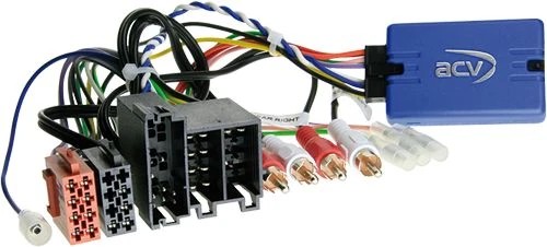 ACV Lenkradfernbedienungsadapter kompatibel mit Audi A3 A4 TT CAN-BUS und ISO Stecker adaptiert auf Pioneer