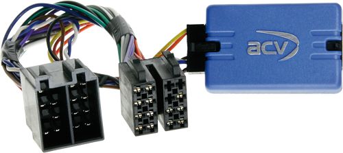 Lenkradfernbedienungsadapter kompatibel mit Citroen C2 C3 C5 C8 Berlingo mit ISO adaptiert auf Zenec