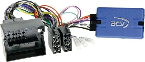 ACV Lenkradfernbedienungsadapter kompatibel mit Citroen C2 C3 C4 C5 C8 ohne Werksradio adaptiert auf Blaupunkt