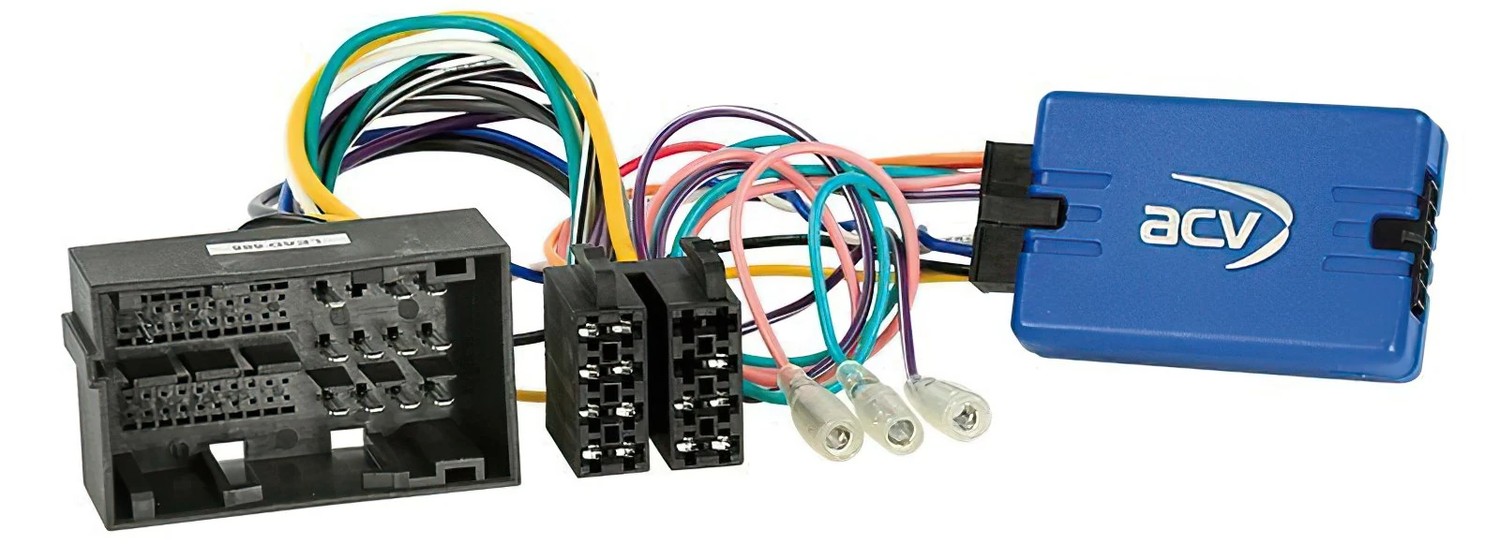 ACV Lenkradfernbedienungsadapter kompatibel mit Fiat Ducato 52-PIN Stecker ab Bj. 2015 adaptiert auf Zenec