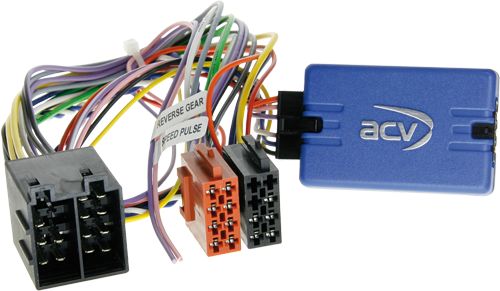 ACV Lenkradfernbedienungsadapter kompatibel mit Mercedes A-Klasse B-Klasse C-Klasse Sprinter 8-PIN ISO adaptiert auf JVC