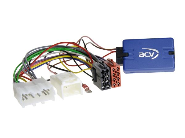 Lenkradfernbedienungsadapter kompatibel mit Mitsubishi Colt (Z30) Bj. 2009 - 2012 adaptiert auf Alpine