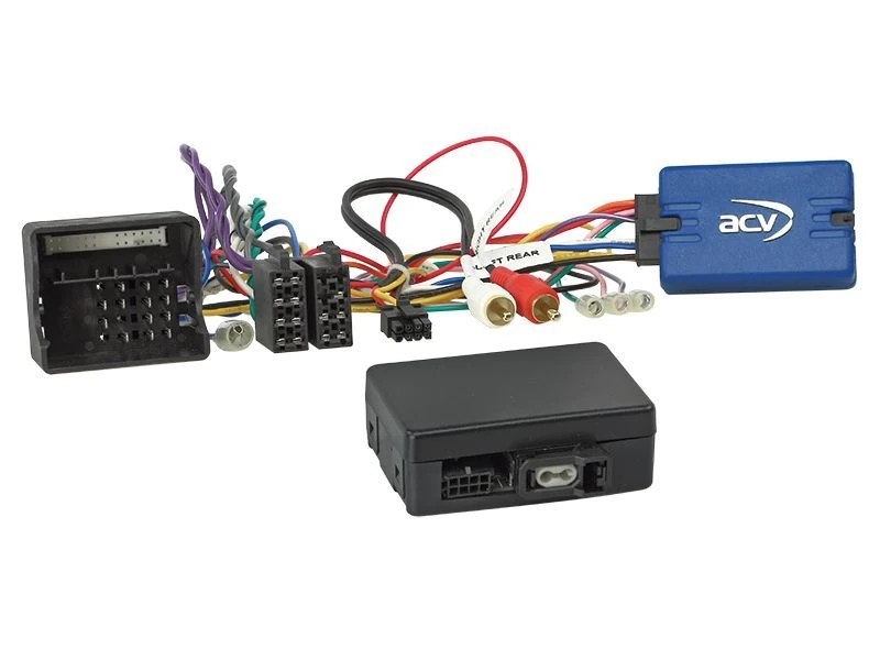 ACV Lenkradfernbedienungsadapter kompatibel mit Porsche Cayenne Amp Bj. 2007 - 2010 adaptiert auf JVC