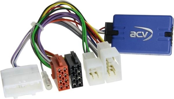 ACV Lenkradfernbedienungsadapter kompatibel mit Toyota Avensis Auris RAV4 Yaris (T27) (E150) 28 Pin ab Bj. 2011 adaptiert auf JVC