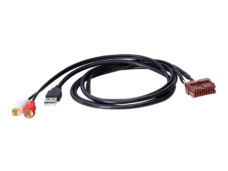 ACV AUX / USB Relacement Adapter kompatibel mit Kia Amanti Borrego Ceed Forte Optima Sedona Sorento Soul Rio