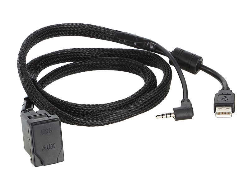 AUX / USB Relacement Adapter kompatibel mit Toyota Auris Avensis Hilux iQ Landcruiser Prius RAV4 Verso Yaris