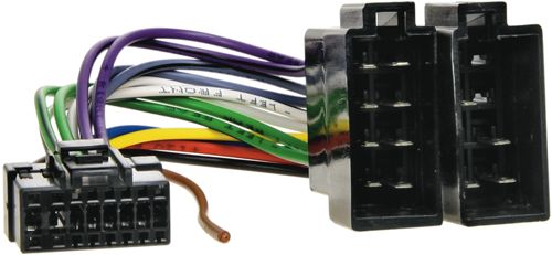 Autoradio Adapter Kabel kompatibel mit Panasonic Radio adaptiert von 16 polig auf ISO (f)