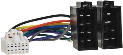Autoradio Adapter Kabel kompatibel mit Panasonic Radio adaptiert von 12 polig auf ISO (f)