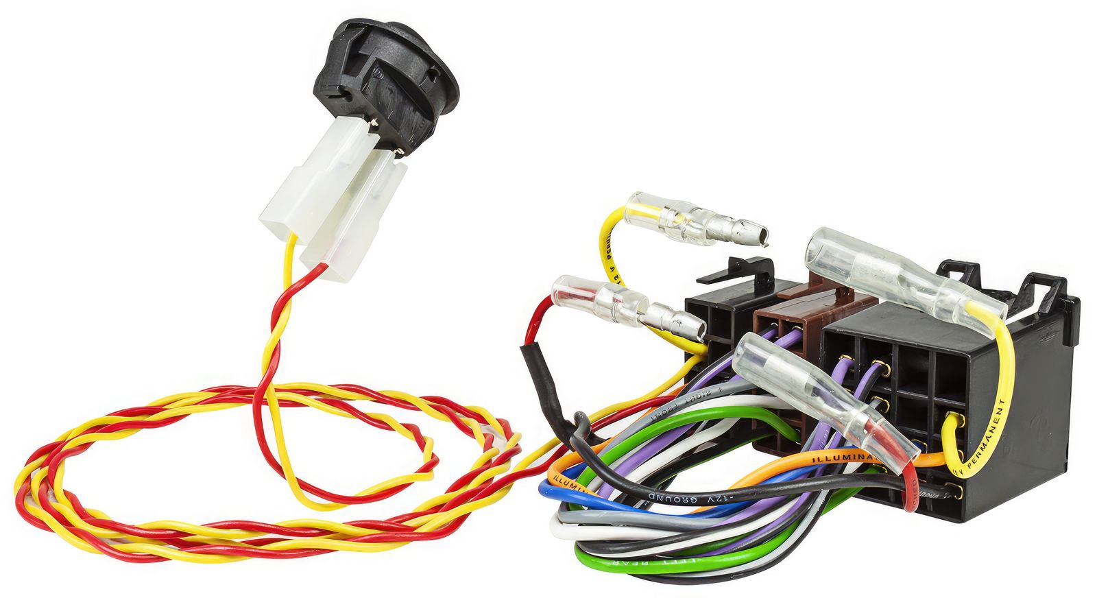 Autoradio Adapter Kabel mit EIN-AUS Schalter für Camper Van Wohnmobile adaptiert von ISO (f) auf ISO (m)